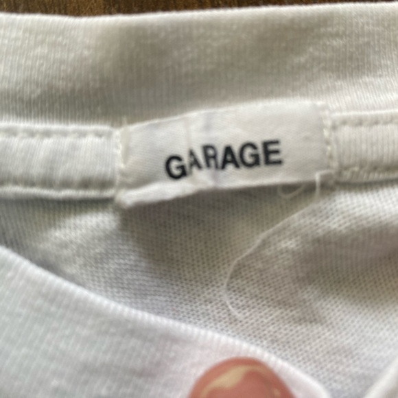 Garage Off White Graphic Tee Happy Mind Happy Life XS/S - Picture 8 of 10